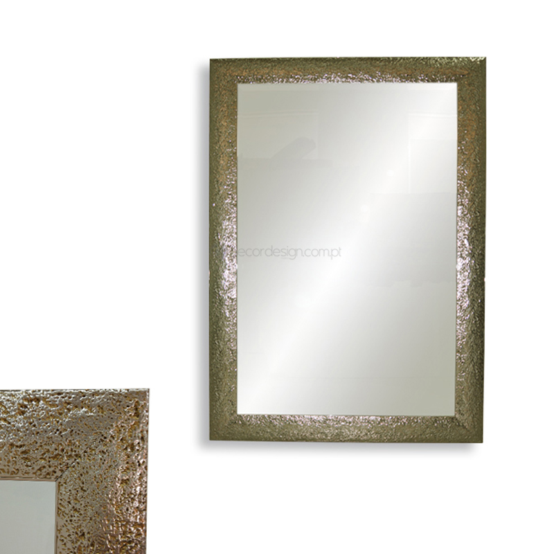 Espelho c/ Moldura Bronze